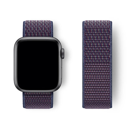 Sport Loop Strap for Apple Watch Band 40mm–49mm – Compatible with Series 3–10, SE & Ultra Adjustable Bracelet