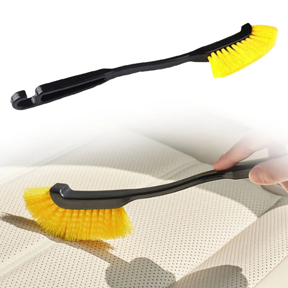Car Wheel & Tire Rim Brush — Curved, Flexible Deep Cleaning Tool for Truck and Car Wheel Hubs