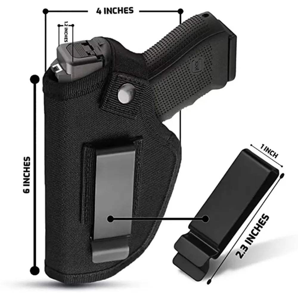 Universal Airsoft Gun Holster — IWB/OWB 9mm Holster for Men & Women