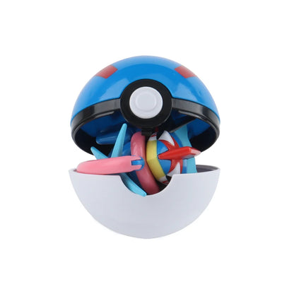 Pokemon Action Figures Set – Pikachu, Gengar, Dragonite, Snorlax & Pokeball Toys