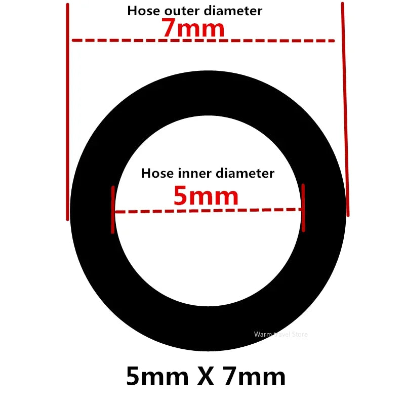 Transparent PVC Hose Pipe - 4mm-12mm Food Grade Flexible Tubing for Aquarium, Pump, Water & Liquid Transfer Applications