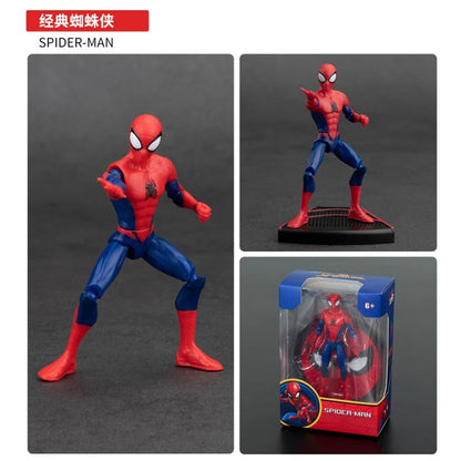 ZD Toys Avengers Legends Action Figures – Iron Man, Spider-Man, Thor, Captain America, Thanos, Hulk, War Machine Gift Set