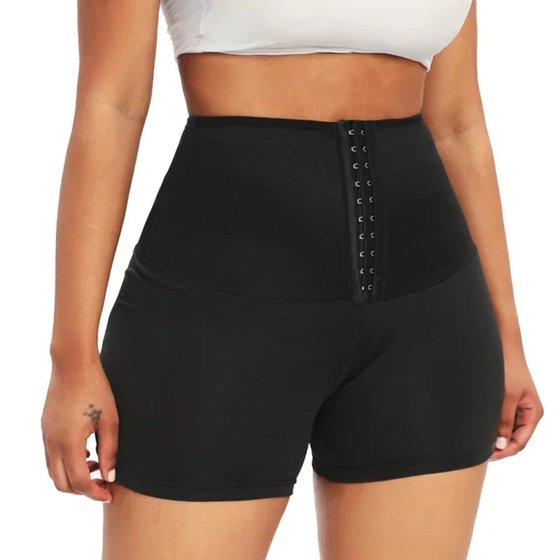 Women Sauna Sweat Pants Body Shaper Shorts – Slimming Waist Trainer Tummy Control Leggings for Weight Loss & Gym