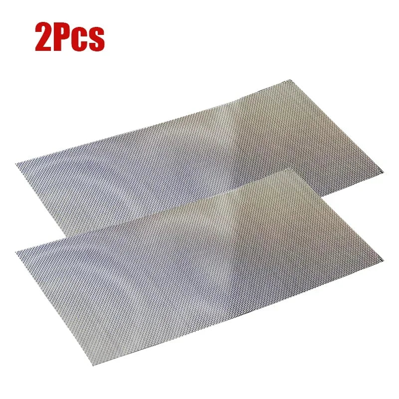 Stainless Steel Bumper Repair Mesh - Plastic Crack Welding Net for Car Body Vents and Auto Repair Tools 1-5PCS