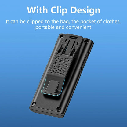 Portable COB LED Flashlight – USB Rechargeable Work Light with Pen Clip, Super Bright for Camping & Car Repair