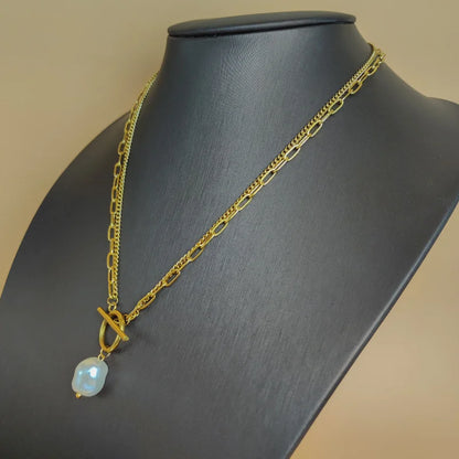 Women's Elegant Pearl Pendant Necklace - Fashion White Imitation Pearl Choker for Weddings & Special Occasions
