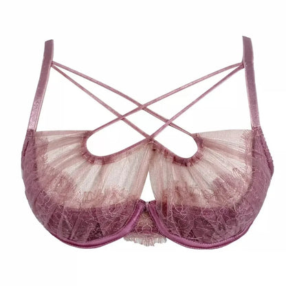 French Romantic Layered Mesh Camisole - Padded Sheer Sleeveless Tank Top Lingerie Vest for Women