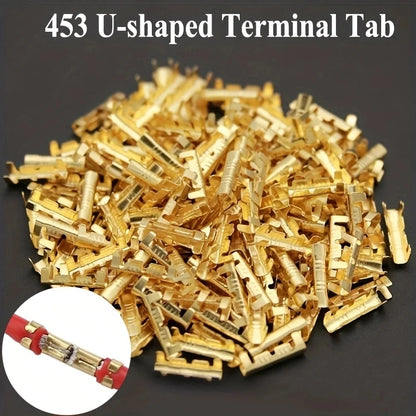 50/100Pcs Quick Connect Terminal Blocks - Push-Button Docking Connector Wiring Terminals