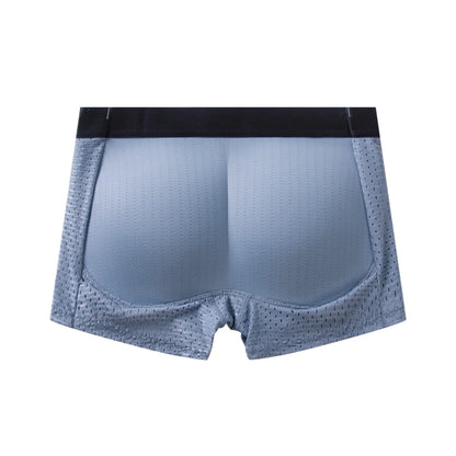 Men's Hip Lifter Boxer Briefs - Padded Butt Enhancer Shapewear Shorts with Built-In Lift, Breathable Nylon Underwear