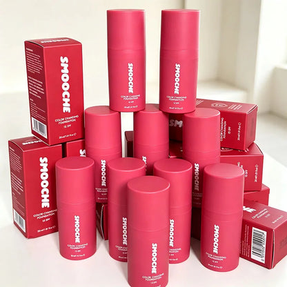 SMOOCHE Adaptive Skin Tone Foundation - Lightweight Moisturizing Waterproof Makeup with Radiance-Boosting Finish