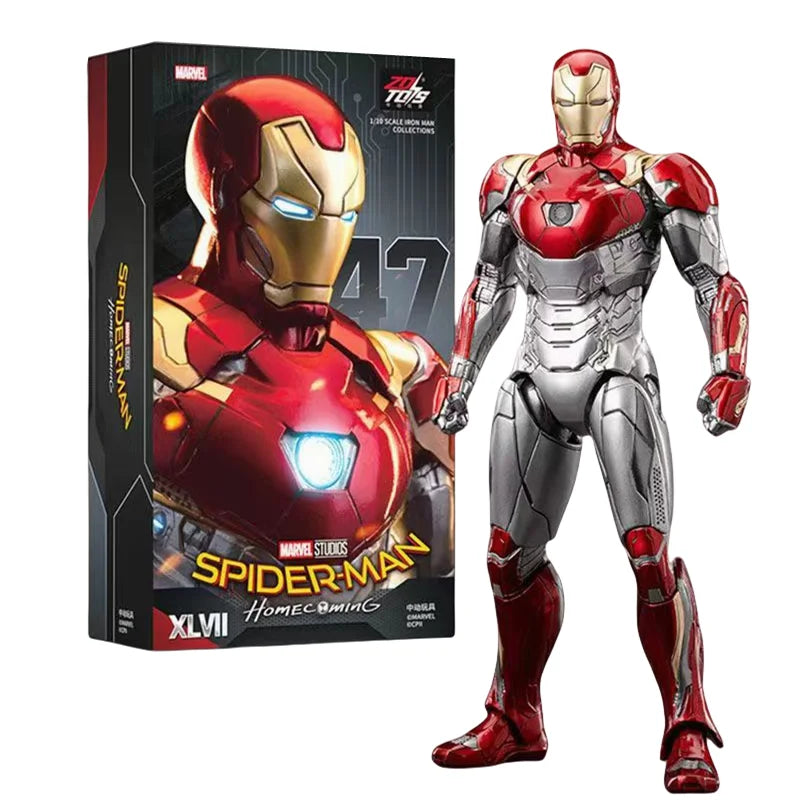 ZD Toys 7" Iron Man Action Figures – Joint Movable MK1 to MK50 Movie Collectible Dolls