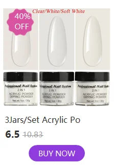 120ml EMA Polymer Acrylic Liquid & Powder - Pink Nail Builder for Dipping, Carving, Acrylic Powder, and Nail Tip Extensions