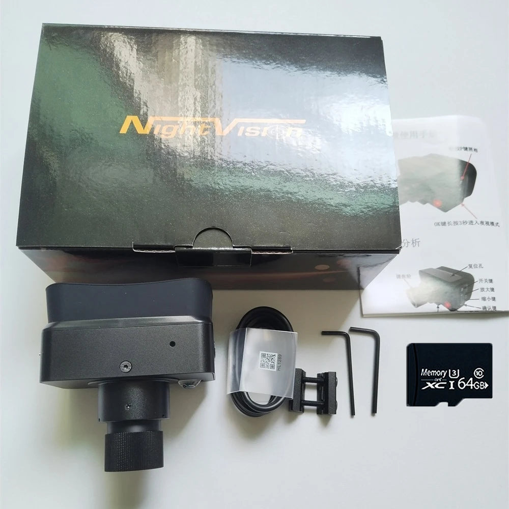 N099Y 4K UHD Night Vision Monocular - Portable Infrared Digital Telescope for Outdoor Viewing & Camping
