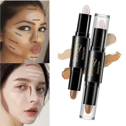 Foundation and Concealer Pen – Long-Lasting Dark Circles Corrector and Contour Stick Makeup