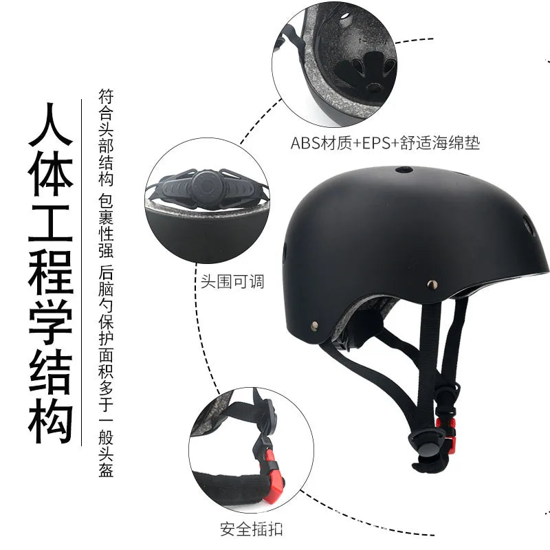 Electric Scooter & Bike Helmet – Round Cycling, Skateboard, & Ski Safety Helmet for Kids, Four Seasons Bike Accessories