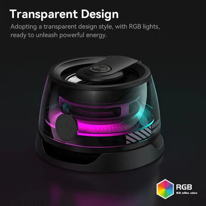 Edifier HECATE G200 Portable Bluetooth Speaker – RGB Lighting, BT5.3 Mini Sound Box with 7-Hour Playback & Phone Holder