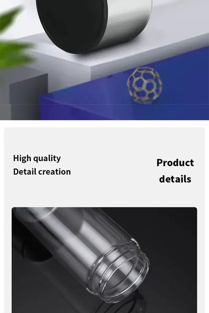 Hydrogen Oxygen Water Cup - H2 Inhalation Device with SPE PEM Dual Chamber Ionizer for Healthcare
