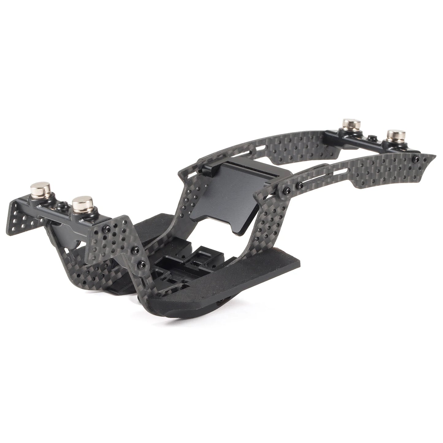 Carbon Fiber 1/24 LCG Chassis Kit - High-Clearance Adjustable Wheelbase for SCX24 Custom Performance Builds