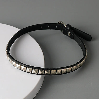 Anime Death Note Misa Amane Choker - Leather Rivet Collar Necklace for Men & Women, Punk Cosplay Jewelry Gift
