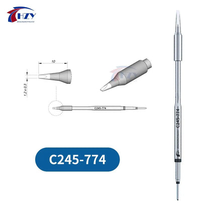 HZY C245 Soldering Iron Tips Set – Universal T245 Compatible Tips for Phone Repair & Soldering Stations