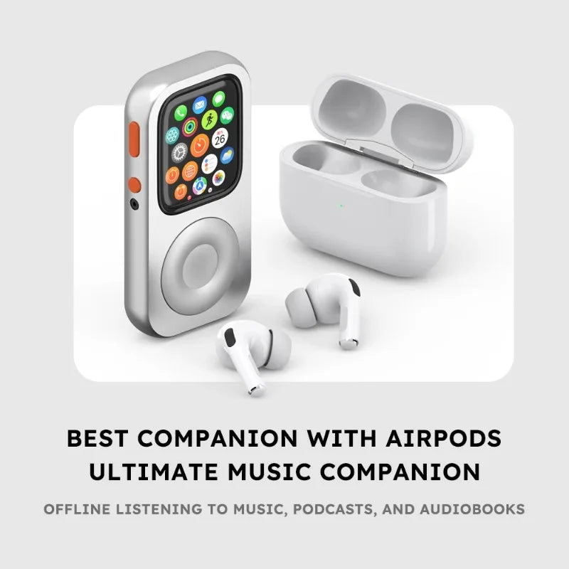 3D Aluminum Alloy Retro iPod Style Protective Case – Apple Watch Series 7/8/9/10 Function Expansion