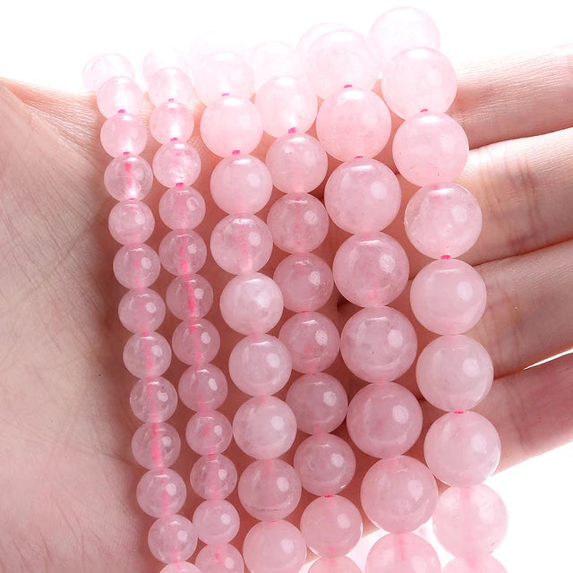 Natural Stone Round Beads 4-12mm Tiger Eye Lava Turquoise Jade for DIY Jewelry Making Bracelet Craft Supplies