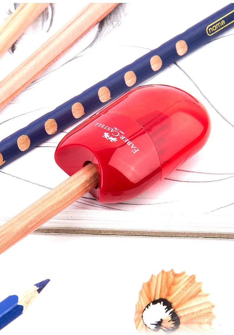 Double & Single Hole Transparent Pencil Sharpener – Creative Pen Knife for Kids & Students, School Supplies