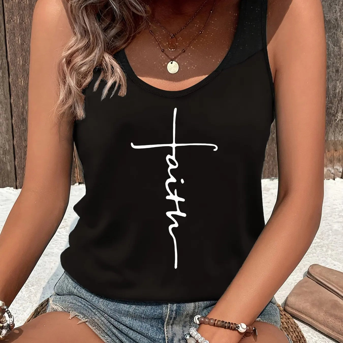 Women’s Summer Dream Catcher Printed Vest Top – Loose Fit Mesh Sleeveless Casual T-Shirt for Comfortable Wear