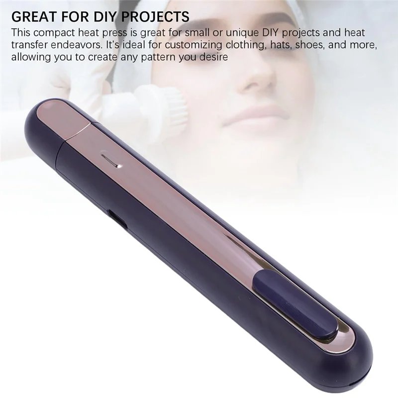 AT63 Mini Heat-Press Pen – Compact DIY Tool for 3-Second Heat Sealing & Personalized Cards