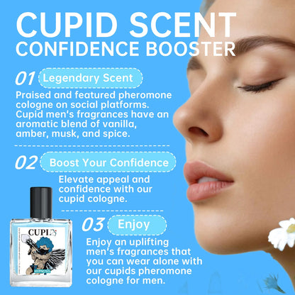 Cupid Hypnosis Pheromone Cologne for Men — Long-Lasting Body Mist, Attractive Fragrance for Dating & Flirting
