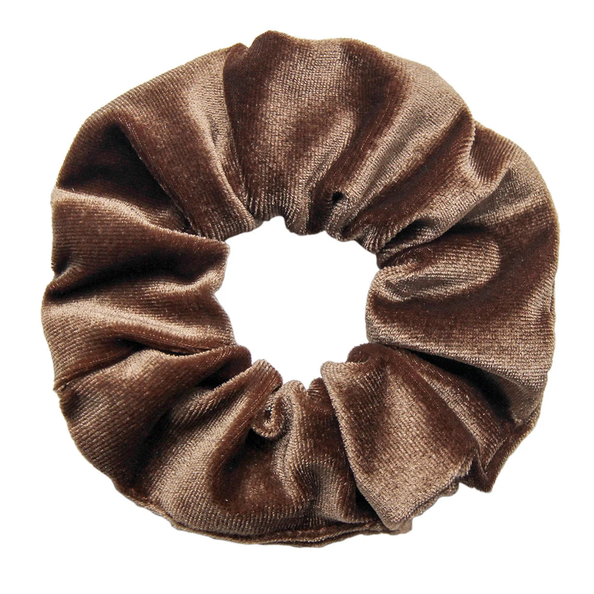 10/6/1Pcs Velvet Hair Scrunchies Set for Women – Solid Color Elastic Ponytail Hair Bands & Headband Accessories (Black Pack)