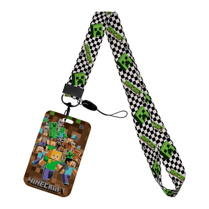 Cartoon Game Name Badge Holder Lanyard – Student ID & Credit Card Strap Gift