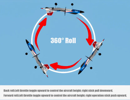 RC F22 Stunt Plane — 2.4G Remote Control 3D Glider Airplane EPP Foam Toy for Kids