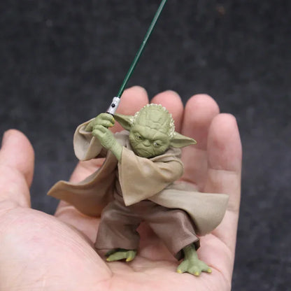 Star Wars Mandalorian Master Yoda Action Figure – Collectible Toy with Sword