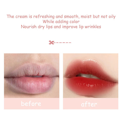 Cute Red Tint Lipstick Set – Moisturizing Colored Lip Balm with Anti-Drying & Fade-Resistant Lip Care Cosmetics