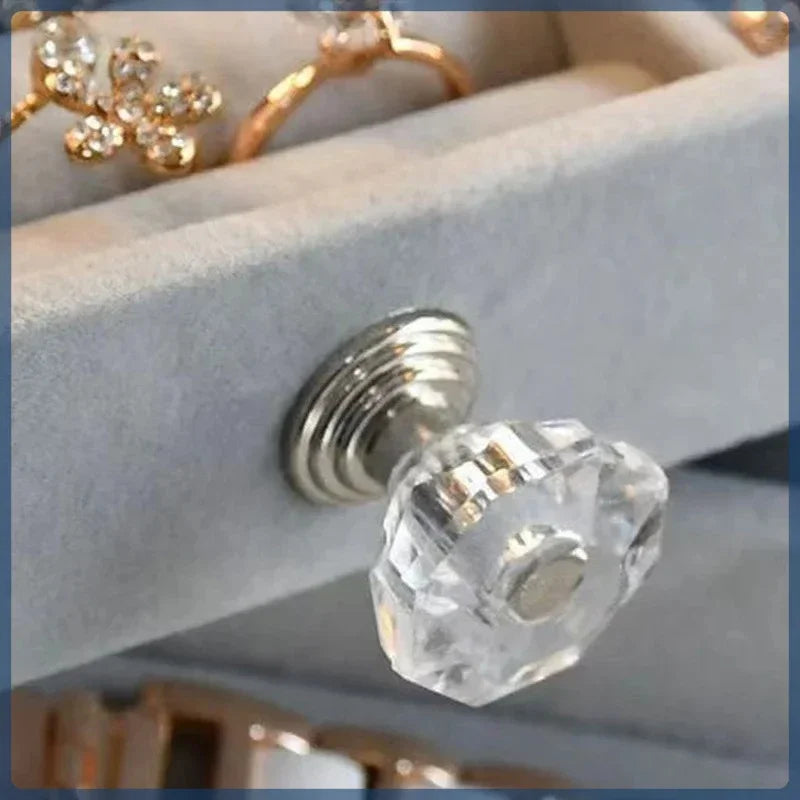 3-Drawer Jewelry Storage Box - Dustproof, Anti-Oxidation Organizer for Earrings, Rings & Bracelets