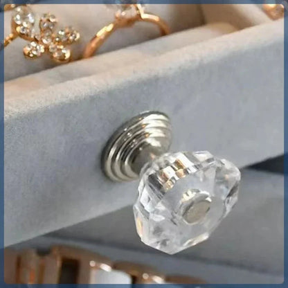 3-Drawer Jewelry Storage Box - Dustproof, Anti-Oxidation Organizer for Earrings, Rings & Bracelets