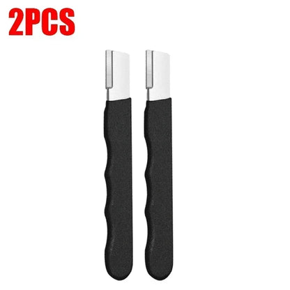 Portable Knife Sharpener - Alloy Steel Manual Knife & Scissor Sharpening Tool