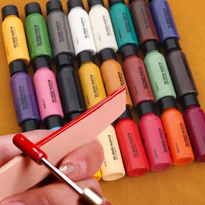 30ml Leather Edge Paint — Oil Dye Color Coats for Leather Edges, DIY Leather Shoe Finish Pigment Supplies