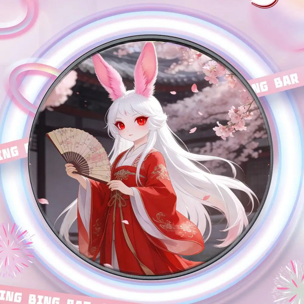 Dynamic Electronic Anime Badge - Touch-Control Digital Display for Photos, GIFs & Videos