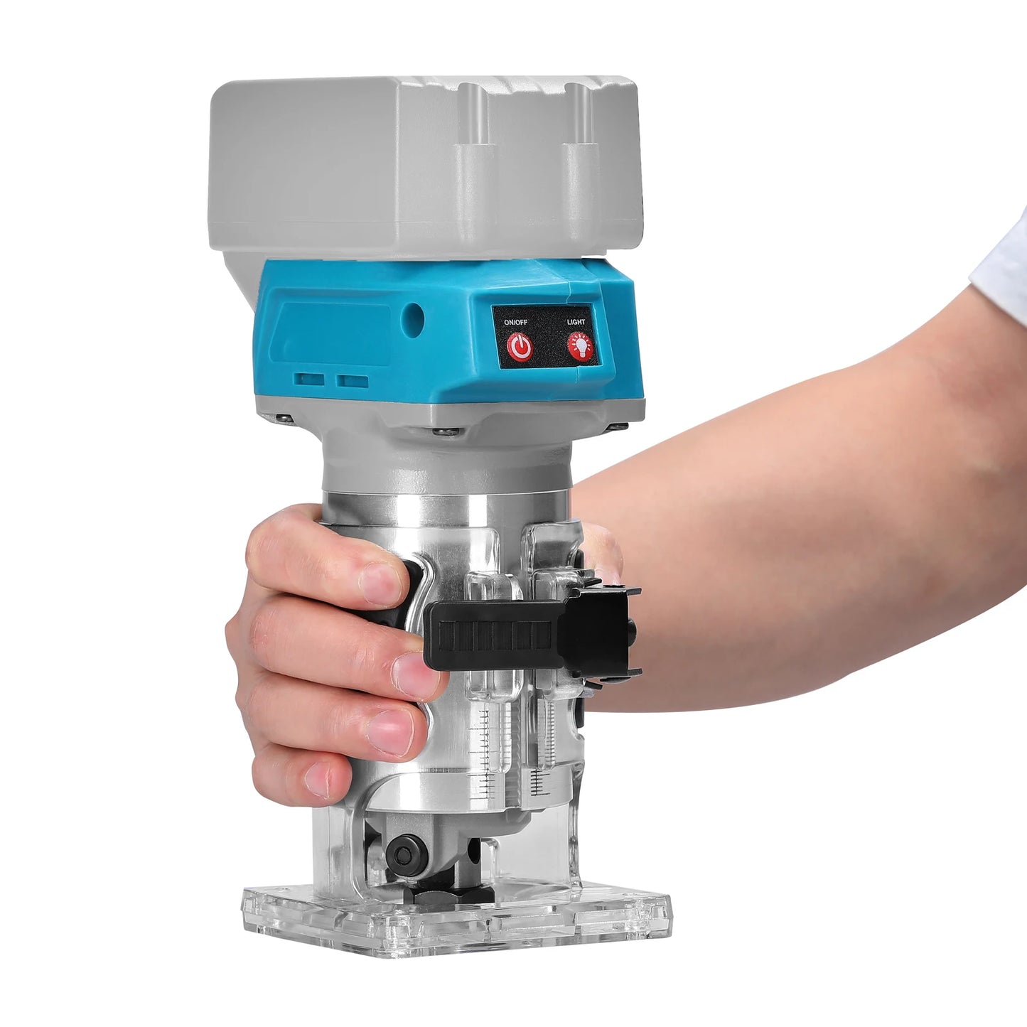 Woodworking Electric Trimmer - Brushless Trimming Machine, Router & Engraving Slotting Tool for Makita 18V Battery