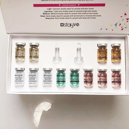 Korea Original Stayve BB Cream Glow Starter Kit – Niacinamide & Peptide Face Serum Essence for Skin Care