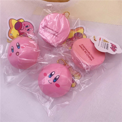 Kirby Star Squishy Toy – Soft Slow-Rising Bread Pendant & Cute Stress Relief Collectible Gift