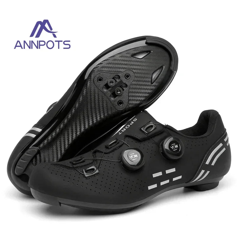 Non-Slip Mountain Bike Cycling Shoes - Unisex MTB Road Racing Sneakers for Men & Women Outdoor Riding