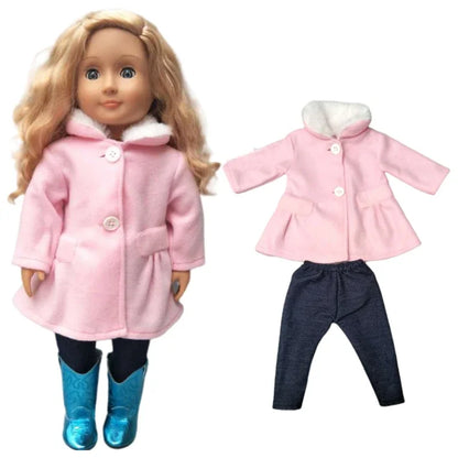 18" American Doll Clothes Set — Jacket and Pants Outfit for Baby Dolls