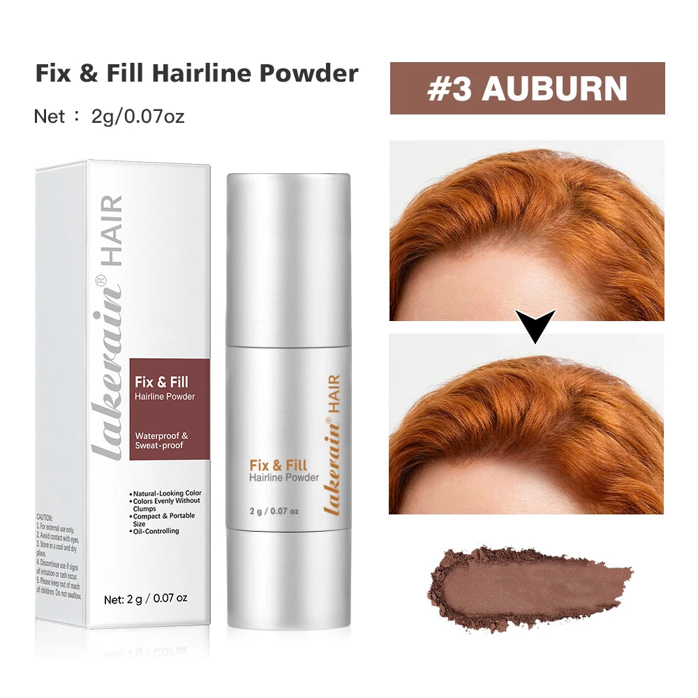 Waterproof Hairline Root Concealer Pen - Instant Gray Coverage Powder Stick for Easy Blending and Natural-Looking Hair Touch-Ups