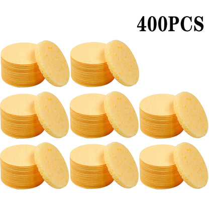 50-1000PCS Compressed Facial Cleansing Sponges – Absorbent, Latex-Free Exfoliating Makeup Pads