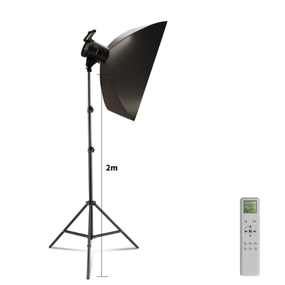 Bowens 135W LED Photography Studio Light Kit - Dimmable Video Lamp with 2m Tripod, 3000–6500K & 3 Colors