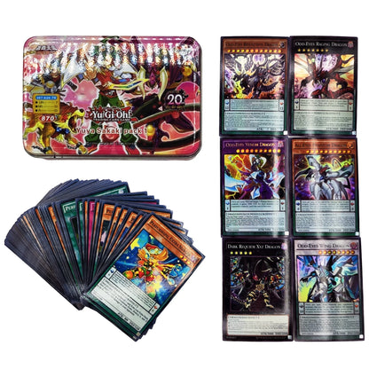 Yu-Gi-Oh! Kaiba Pack 3 Card Deck - English TCG Holographic Blue-Eyes White Dragon Cards with Tin Box