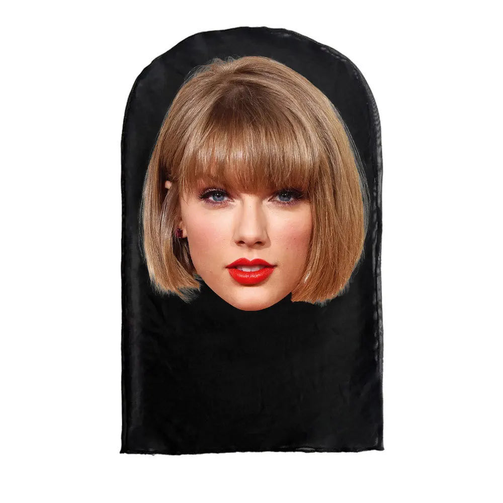 3D Printed Kanye Mask – Elastic Mesh Full Face Cosplay & Party Hood for Men & Women, Hip Hop Streetwear Balaclava